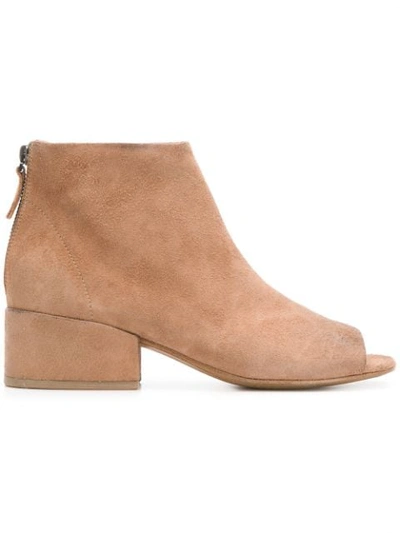 Marsèll Open Toe Ankle Boots In Neutrals