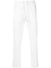 Dolce & Gabbana Drawstring Track Pants In White