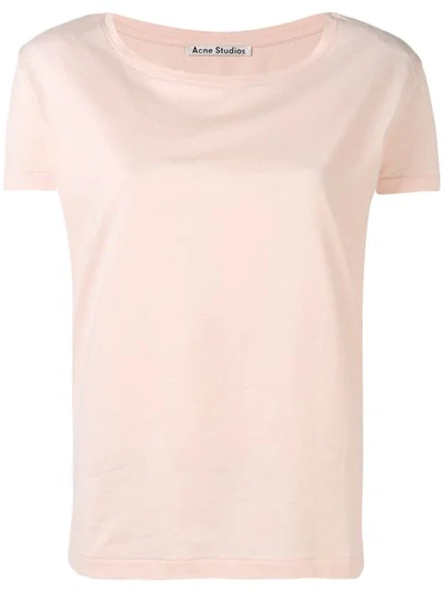 Acne Studios Eldora E Base T-shirt In Pink