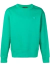 Acne Studios Regular-fit Sweatshirt In Green