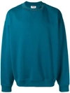 Acne Studios Flogho Iconic Sweatshirt In Blue