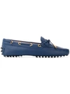 Tod's Gommino Loafers In Blue