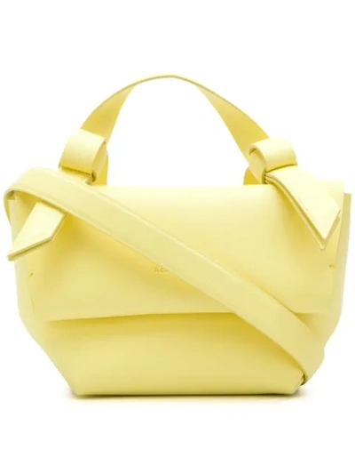 Acne Studios Musubi Milli Mini Bag In Yellow