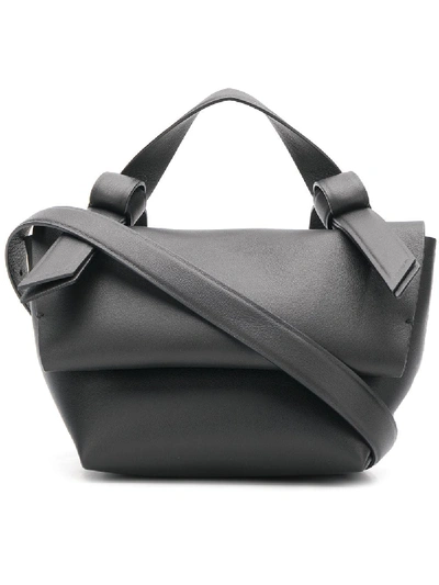Acne Studios Black Leather Musubi Milli Bag