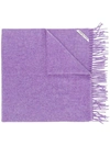 Acne Studios Canada Nr New Scarf In Azs-purple Melange