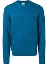 Acne Studios Peele Crew Neck Sweater In Blue