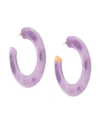 Cult Gaia Kennedy Earrings In Purple
