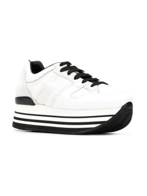 Hogan Maxi 222 Sneakers In White | ModeSens