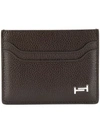 Tod's Double T Cardholder In Brown