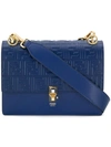 Fendi Kan I Shoulder Bag In Blue