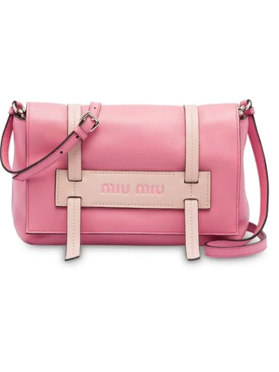Miu Miu Grace Lux Shoulder Bag In Pink