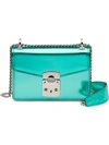 Miu Miu Confidential Cross Body Bag In Green