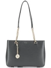 Dkny Chain Straps Shoulder Bag In Grey