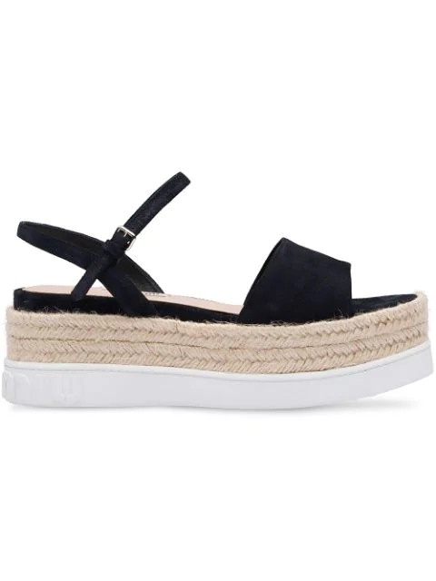 miu miu satin sandals