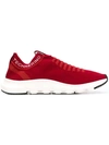 Z Zegna Techmerino™ Sock Sneakers In Red