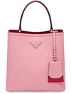 Prada Double Medium Bag In Pink