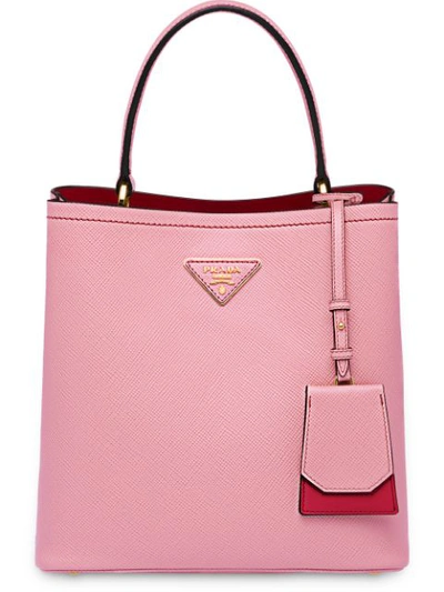 Prada Double Medium Bag In Pink