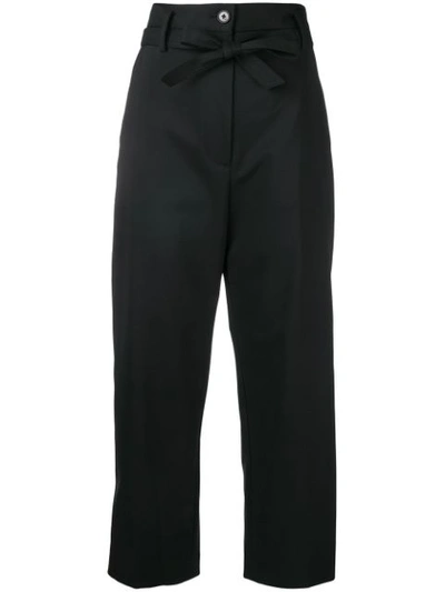 3.1 Phillip Lim / フィリップ リム Straight Leg Cropped Trousers In Black