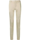 Balmain Skinny Tailored Trousers In Neutrals