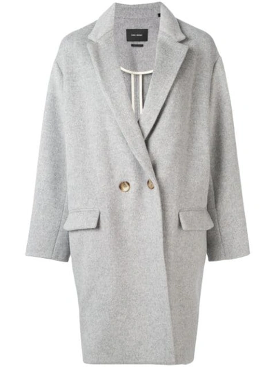 Isabel Marant Étoile Oversized Coat In Grey