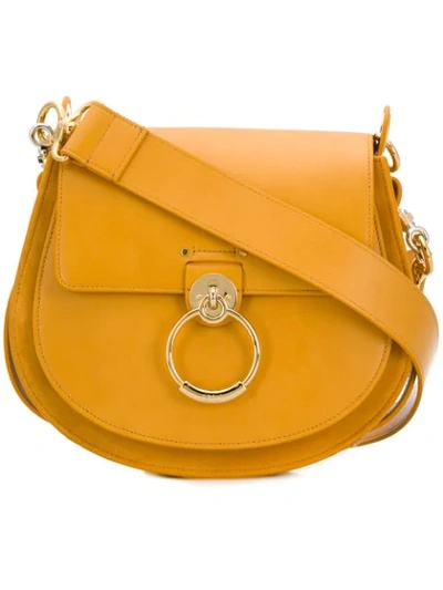 Chloé Tess Shoulder Bag In Yellow