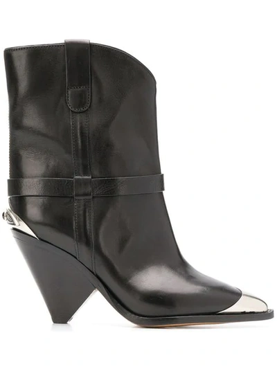 Isabel Marant Étoile Lamsy Ankle Boots In Black