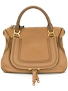 Chloé Marcie Shoulder Bag In Brown