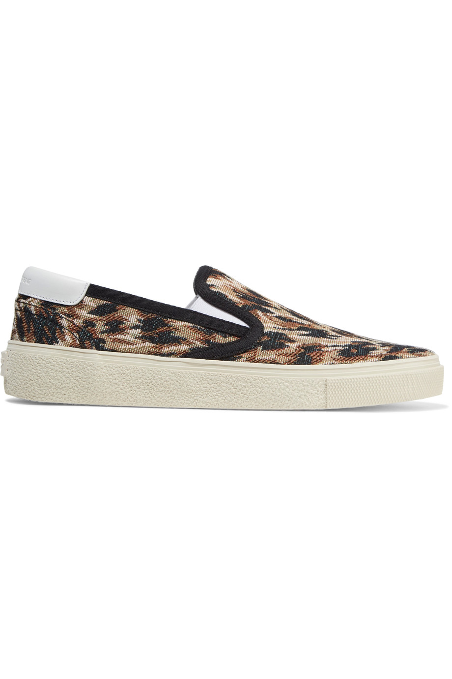 Saint Laurent Leopard-print Jacquard Sneakers | ModeSens