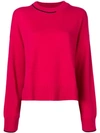 Pringle Of Scotland Loose-fit Cashmere Sweater In Pink