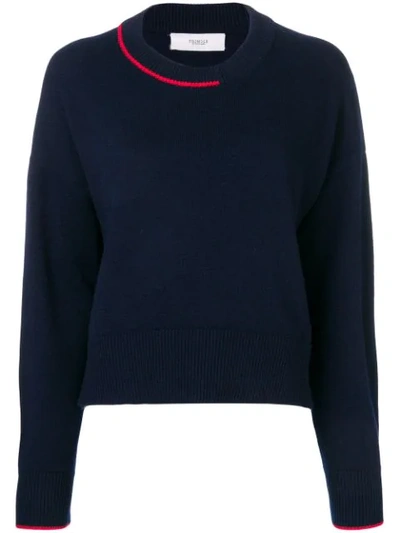 Pringle Of Scotland Loose-fit Cashmere Jumper In Blue