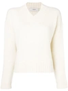 Pringle Of Scotland Cashmere Sweater In White