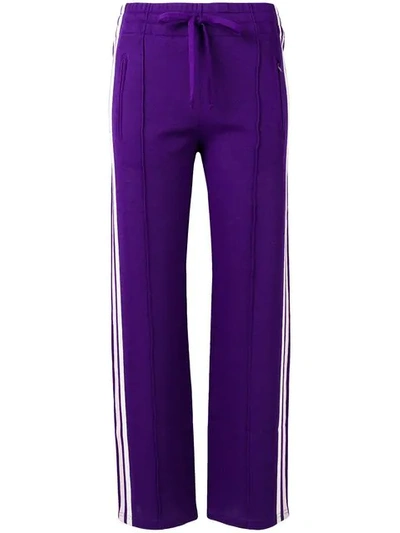 Isabel Marant Étoile Side Stripe Trousers In Purple