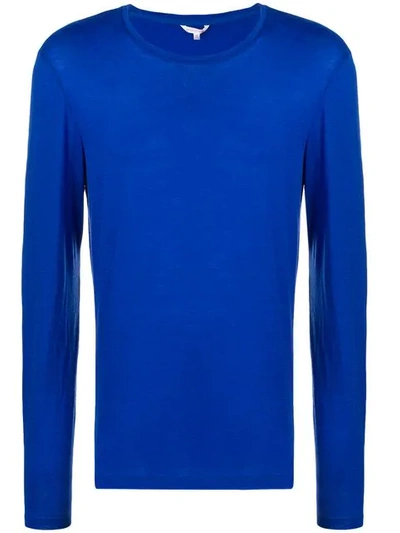 Orlebar Brown Classic Long-sleeved T-shirt In Blue