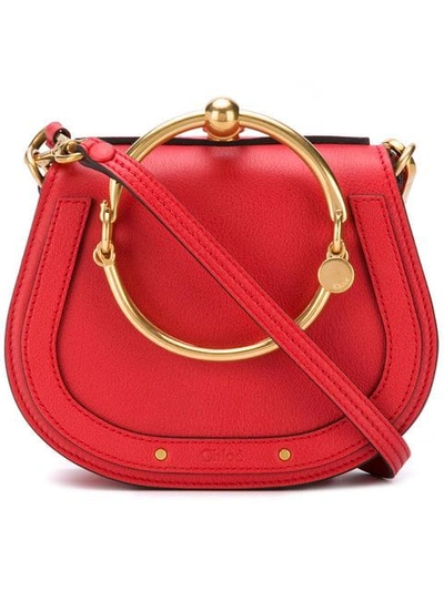 Chloé Nile Crossbody Bag In Red