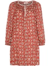 Isabel Marant Étoile Flared Style Dress In Red