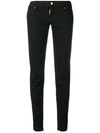 Dsquared2 Twiggy Cropped Jeans In 900 Black