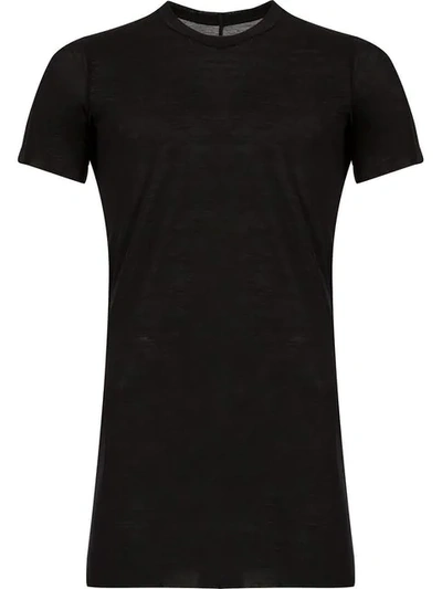 Rick Owens Basic T In Black