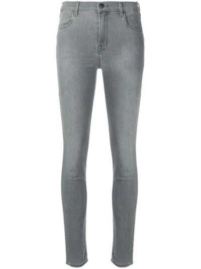 J Brand Skinny Trousers In Grey