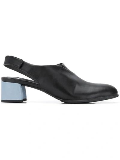 Camper Twins Pumps In Black