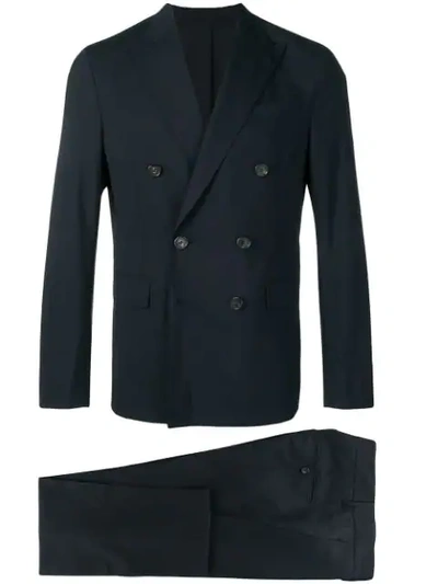 Dsquared2 Classic Double-breasted Suit In 524 Blue