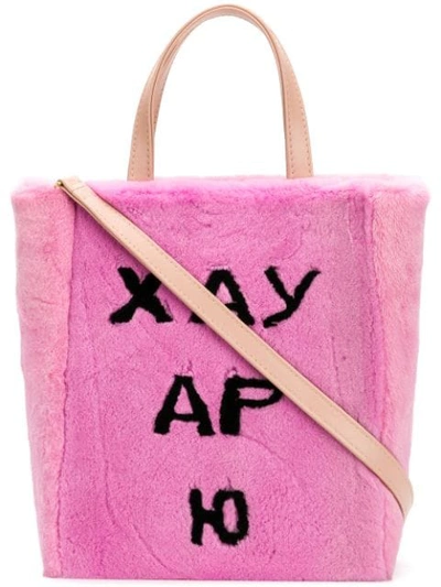 Natasha Zinko Small Tote Bag In Pink