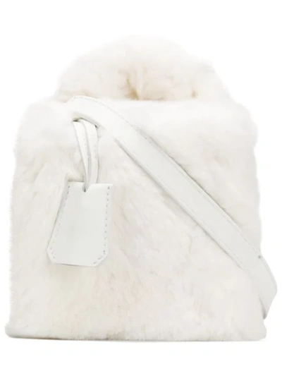 Natasha Zinko Mini Box Bag In White
