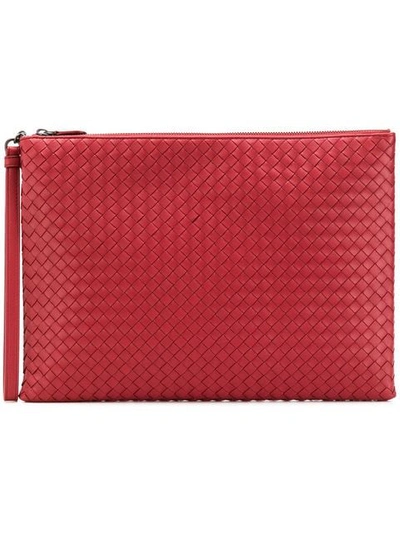 Bottega Veneta Baccara Woven Briefcase In Basic