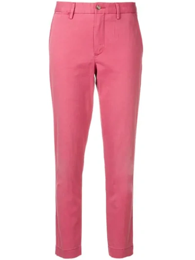 Polo Ralph Lauren Slim Fit Trousers In Pink