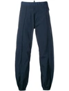 Dsquared2 Wide Leg Track Trousers In Blue