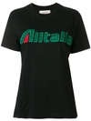 Alberta Ferretti Embroidered T-shirt In Black