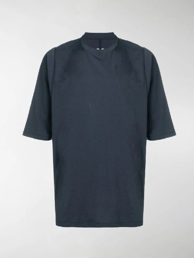 Rick Owens Maxi Oversized T-shirt In Grey