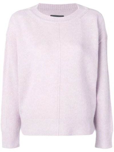 Isabel Marant Calice Round Neck Jumper In Purple