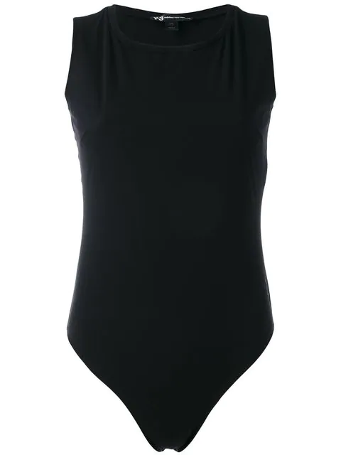Y-3 Black Sleeveless Bodysuit | ModeSens