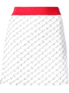 Stella Mccartney Stretch Jersey Miniskirt In White